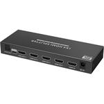 PremiumCord HDMI 2.1 splitter 1-4 porty, 8K@60Hz, 4K@120Hz, 1080p, HDR+