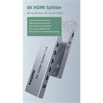 PremiumCord HDMI 2.1 splitter 1-4 porty, 8K@60Hz, 4K@120Hz, 1080p, HDR