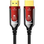 PremiumCord HDMI 2.1 Ultra High Speed optický kábel, 8K@60Hz, pozlátené konektory, 25,0m