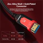 PremiumCord HDMI 2.1 Ultra High Speed optický kábel, 8K@60Hz, pozlátené konektory, 5,0m