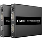 PremiumCord HDMI extender s USB na 60 m cez jeden kábel Cat5/6