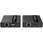 PremiumCord HDMI KVM extender 4K a FULL HD 1080p na 70m s prenosom USB