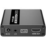 PremiumCord HDMI KVM extender FULL HD 1080p na 70m s prenosom USB