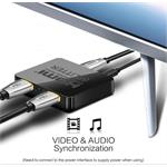 PremiumCord HDMI splitter 1-2 porty, s napájaním z USB, 4K, FULL HD, 3D