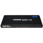 PremiumCord HDMI splitter 1-8 portov kovový s napájacím adaptérom, 4K, 1080p, 3D