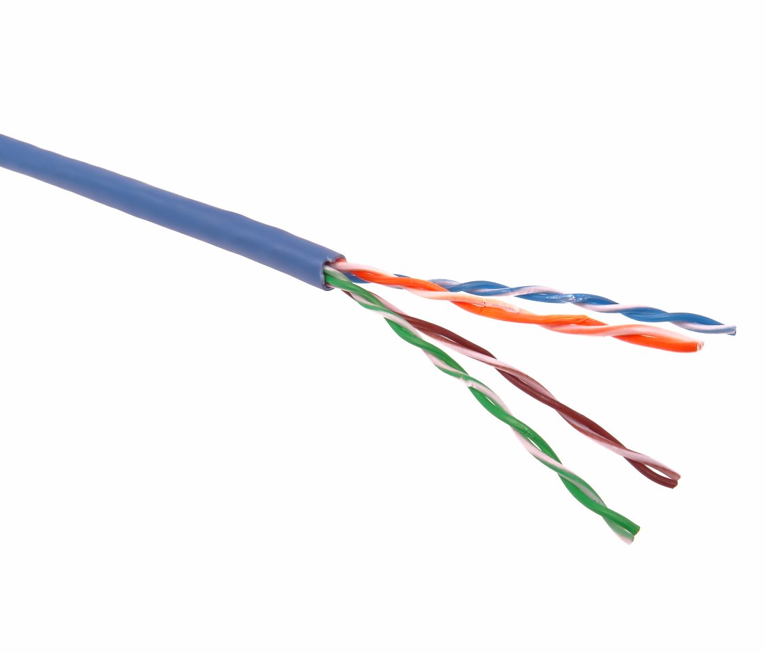 PremiumCord kábel, cat. 5e, UTP lanko, na metre 1,0m, modrý