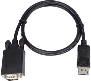 PremiumCord kábel DisplayPort na VGA M/M, prepojovací 1,0m