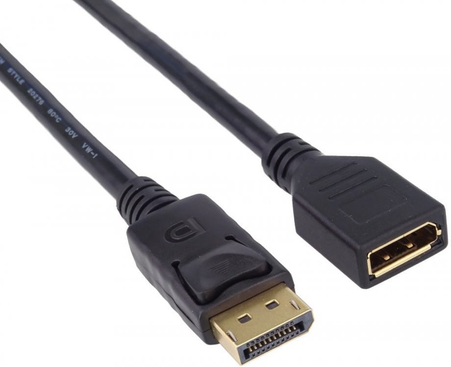 PremiumCord kábel DisplayPort v 1.2 M/F, predlžovací 2,0m