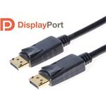 PremiumCord kábel DisplayPort v 1.2 M/M, prepojovací 3,0 m, čierny