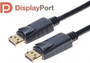 PremiumCord kábel DisplayPort v 1.2 M/M, prepojovací 3,0 m, čierny