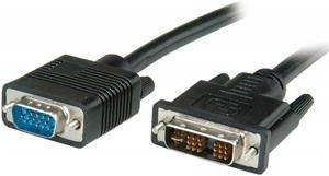 PremiumCord kábel DVI na VGA M/M, prepojovací, 1,0m