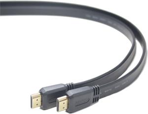 PremiumCord kábel HDMI v 1.4 M/M, prepojovací 1,0m, plochý