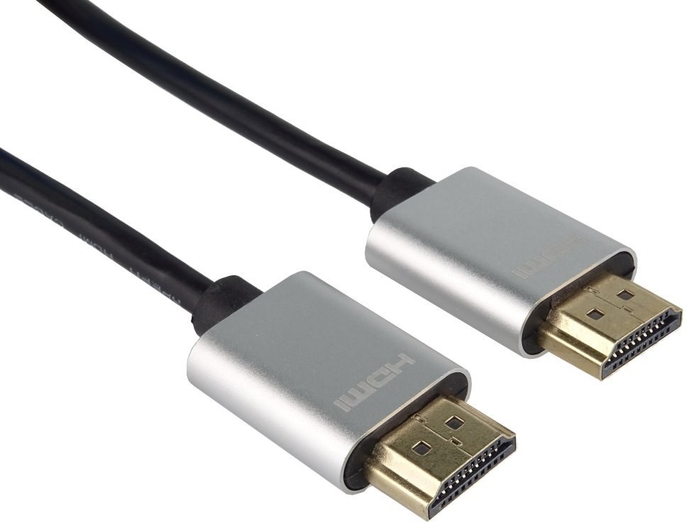 PremiumCord kábel HDMI v 1.4 M/M, prepojovací 1,0m, slim