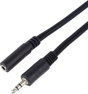PremiumCord kábel Jack 3,5mm M/F, predlžovací 10,0m