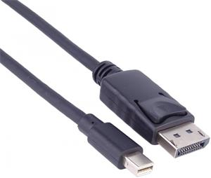 PremiumCord kábel miniDisplayPort na DisplayPort M/M, prepojovací, 1,0m