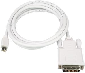 PremiumCord kábel miniDisplayPort na DVI M/M, prepojovací, 2,0m biely