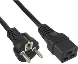 PremiumCord kábel sieťový 230V k PC konektorom C19 1,5m čierny