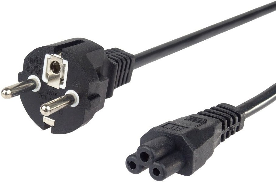 PremiumCord kábel sieťový 230V k zdroju NTB 2,0m čierny