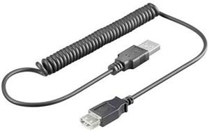 PremiumCord kábel USB 2.0 A-A M/F, predlžovací, 0,5 - 1,5m