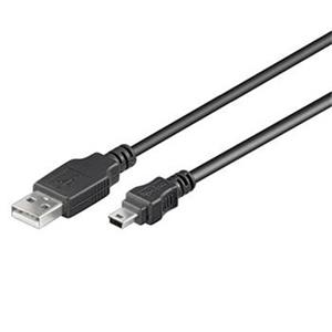 PremiumCord kábel USB 2.0 na mini USB M/M, prepojovací, 0,5m