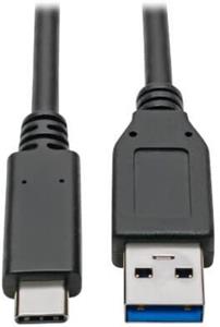 PremiumCord kábel USB 3.0 na USB-C M/M, prepojovací, USB 3.1 generation 2, 3A, 10Gbit/s, 0,5m, čierny
