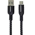 PremiumCord kábel USB 3.0 na USB-C M/M, prepojovací, USB 3.2 generation 1, 3A, 5Gbit/s, 0,5m, oplet