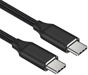 PremiumCord kábel USB-C 240W, 0,5m, čierny