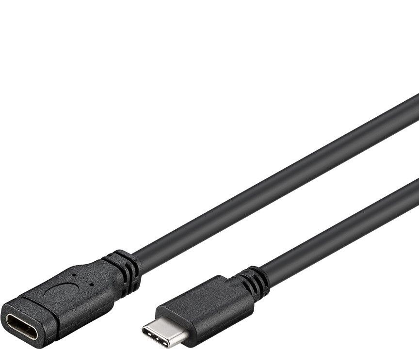 PremiumCord kábel USB-C 3.1 M/F, predlžovací, 1,0m