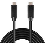 PremiumCord kábel USB-C 3.2 M/M, 60 W prepojovací 0,5m, čierny