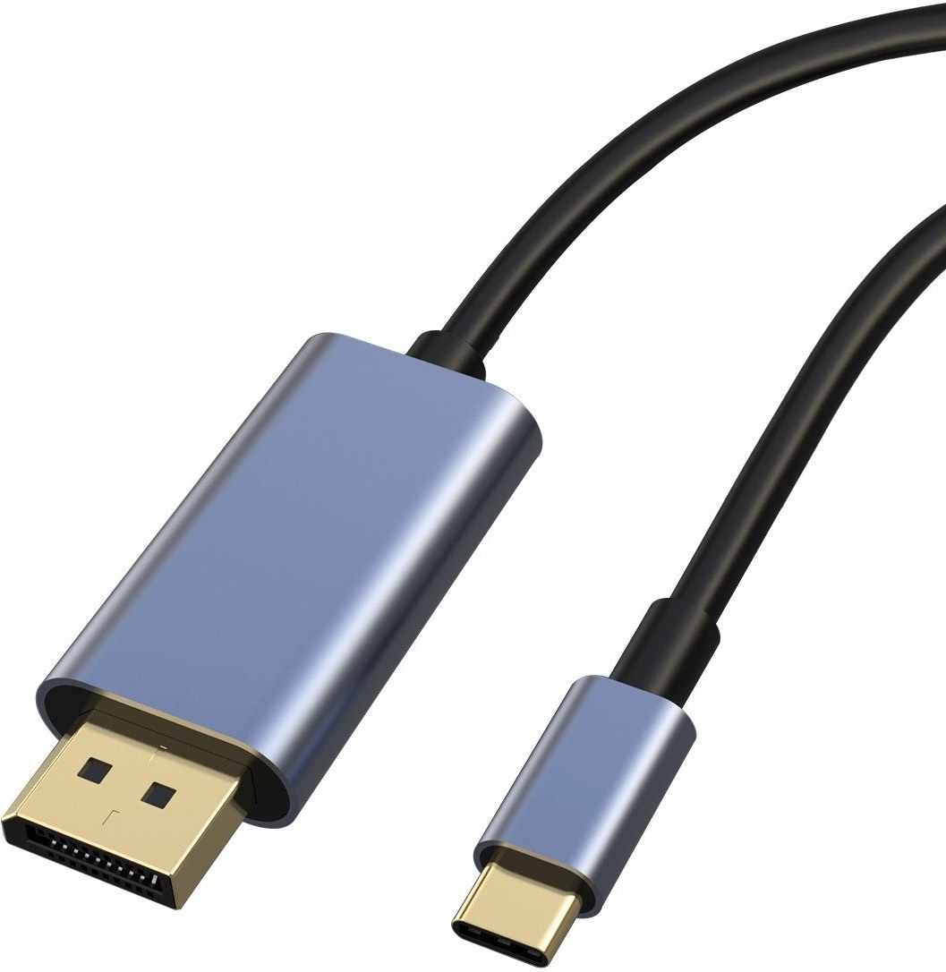 PremiumCord kábel USB-C na DisplayPort 1.4 M/M, 8K@60Hz a 4k@120Hz, 2,0m, (rozbalené)