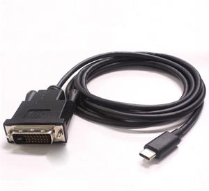 PremiumCord kábel USB-C na DVI M/M, prepojovací, 1,8m