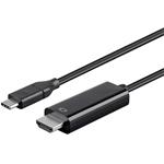 PremiumCord kábel USB-C na HDMI 4K*2K@60Hz M/M, prepojovací, 2,0m
