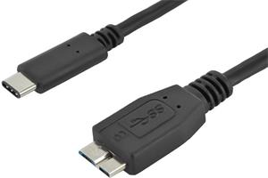 PremiumCord kábel USB-C na micro USB 3.0 M/M, prepojovací, 0,6m