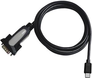 PremiumCord kábel USB-C na RS232 M/M, 1,8m