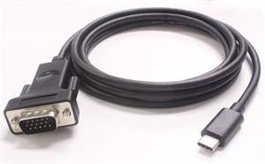 PremiumCord kábel USB-C na VGA M/M, prepojovací 1,8m