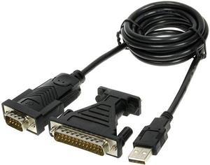PremiumCord kábel USB na RS 232 M/M, prepojovací 1,5m