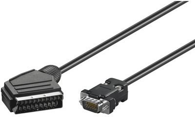 PremiumCord kábel VGA na SCART M/M, prepojovací, 2,0m