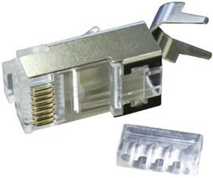 PremiumCord konektor RJ45 cat. 6 FTP pre drôt a lanko na silný vodič