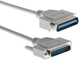 Premiumcord LPT-Centronics kábel, 3.0m, prepojovací, sivý