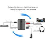 PremiumCord Obojsmerný D/A a A/D audio prevodník (Toslink/SPDIF na Cinch/Jack)