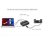 PremiumCord Obojsmerný D/A a A/D audio prevodník (Toslink/SPDIF na Cinch/Jack)