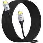 PremiumCord optický fiber kábel Ultra High Speed HDMI v2.1 M/M, prepojovací, 8K@60Hz, pozlátený, 25,0m
