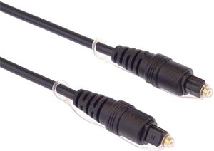 PremiumCord optický kábel Toslink M/M, prepojovací 0,5m, čierny
