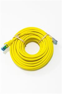 Premiumcord Patch kábel CAT 6a S-FTP,RJ45-RJ45,LSOH, AWG 26/7, 7,0m, žltá 