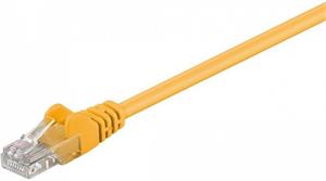 PremiumCord patch kábel RJ45, cat. 5e, UTP, 0,25m, žltý