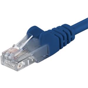 PremiumCord patch kábel RJ45, cat. 5e, UTP, 10,0m, modrý