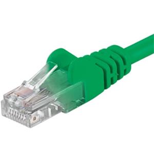 PremiumCord patch kábel RJ45, cat. 5e, UTP, 10,0m, zelený