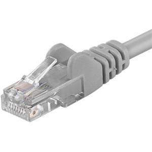PremiumCord patch kábel RJ45, cat. 5e, UTP, 25,0m, šedý