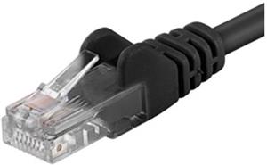 PremiumCord patch kábel RJ45, cat. 5e, UTP, 5,0m, čierny