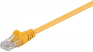 PremiumCord patch kábel RJ45, cat. 6, UTP, 0,25m, žltý